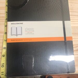 NWT Moleskine notebook soft cover XXL (8.5" x 11") Ruled/Lined, Black, 192 Pages